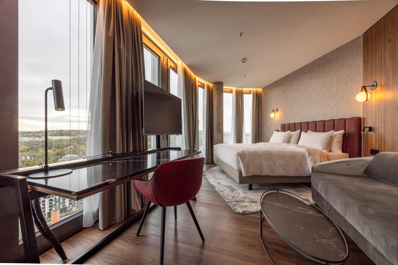 Radisson Blu Hotel at Porsche Design Tower, Stuttgart, Germany opens ...